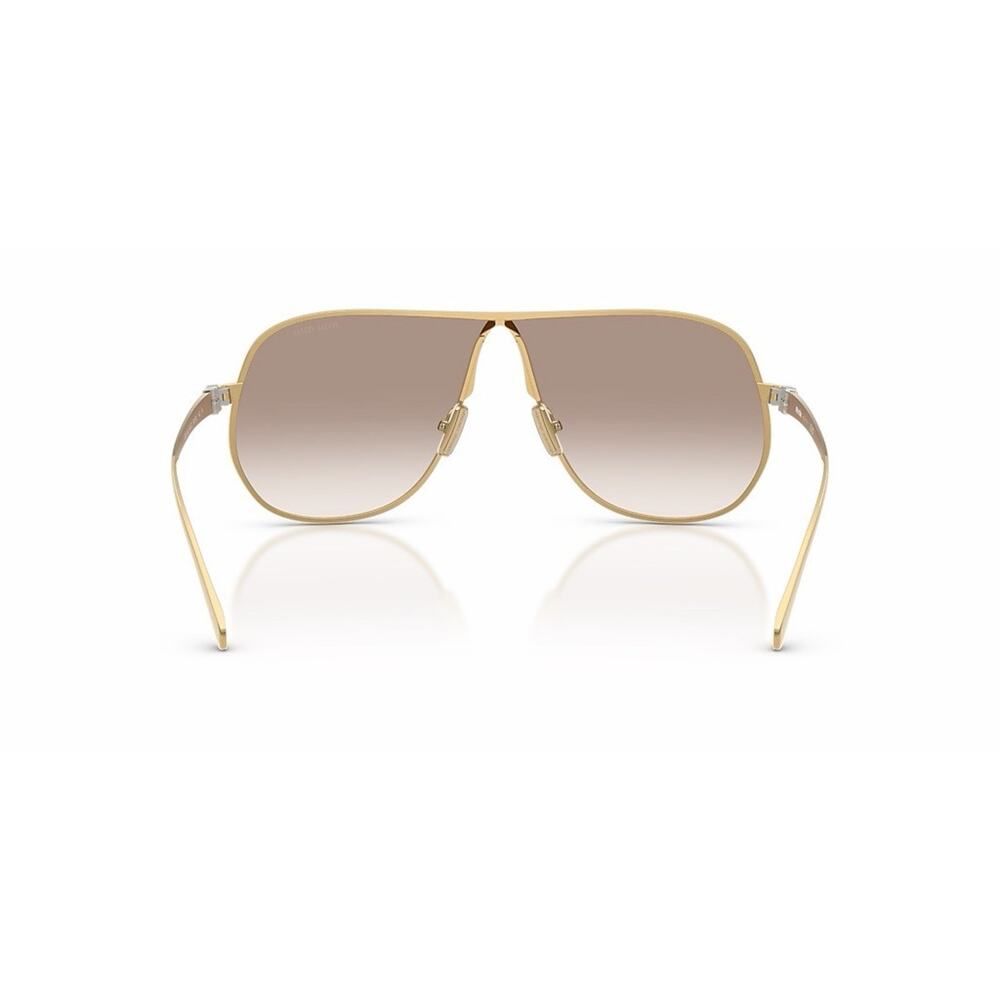 MIU MIU MU A56S 5AK90L Gold Brown Gradient Lens Aviator Sunglasses AUTHENTIC - Picture 5 of 8